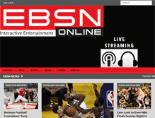 Tablet Screenshot of ebsportsnetwork.com